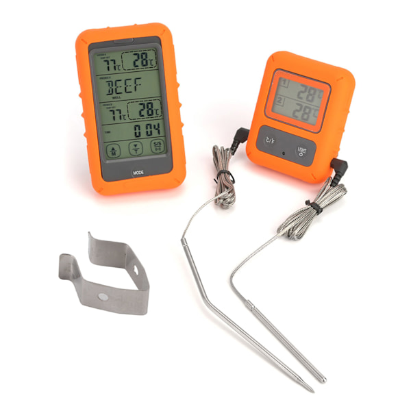 TS-TP20 Dubbelnåls Sonda Display Digital Matlagning Kött Termometer