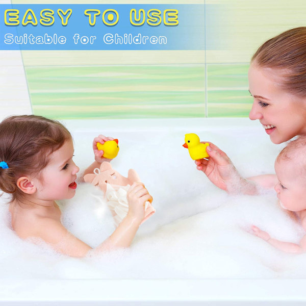 Baby Bath Mitt Tvättlappar Barn Tvätthandskar Bad Body Scrub för
