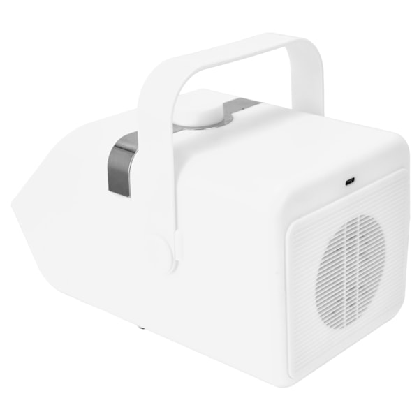 Elektrisk bubbelmaskin USB-driven automatisk bubbelblåsande leksak för inomhus- och utomhusfester Vit
