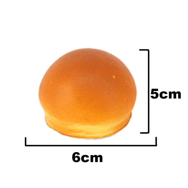 3st Faux Fake Donut Mat Bröd Dekoration Modell Köksleksak
