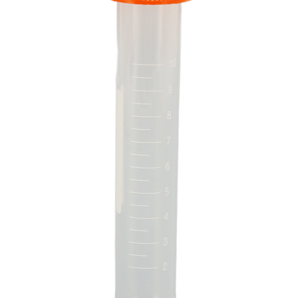 100 st 10 ml centrifugrör med lock, exakt klar skala, säker spiralformad centrifugrör för vetenskapliga experiment
