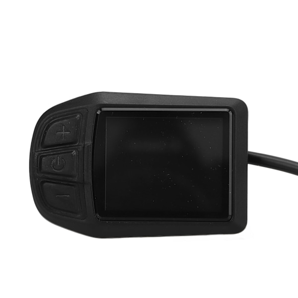 Elektrisk cykel LCD-display med SM-kontakt ABS Elektrisk cykeldisplaymätare Cykelkonverteringsmätare för Elctric Bike Scooter