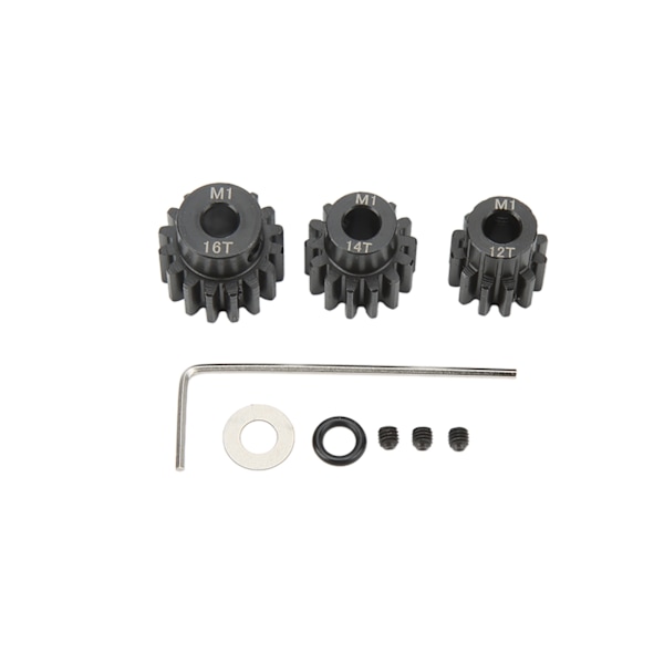 M1 5mm 52T huvudkugghjul med 12T 14T 16T kugghjul för 1/8 1/7 RC fjärrstyrd bil