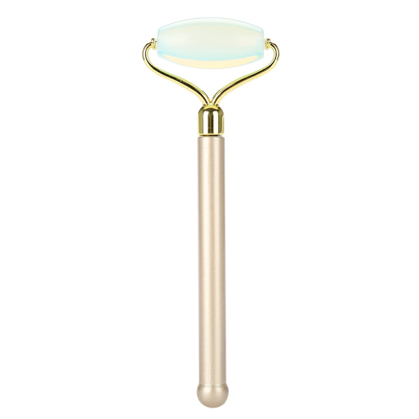 Ansiktsmassageverktyg i Naturlig Jadevals, Tunn Ansikts-Anti-Åldrande Gua Sha Massager Opal