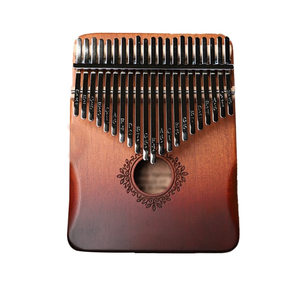 Kalimba tum piano, bärbar 21 tangenter Mbira finger piano med