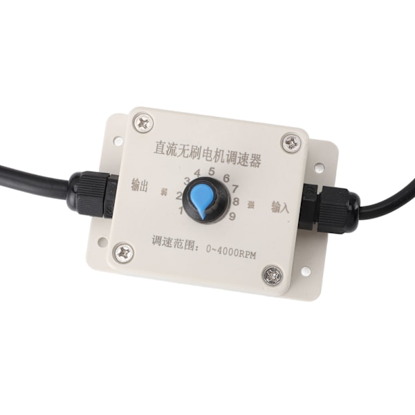 Betongvibrator Vibrationsmotor med Hastighetsregulator DC 24V Borstlös IP65 Aluminiumlegering Elektrisk Betongvibrationsmotor 15W