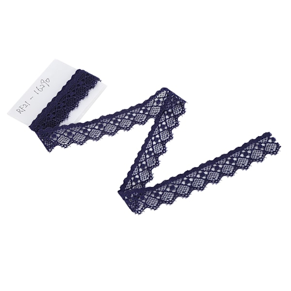Spetsband Klädtillbehör Dekorera Hantverk DIY Material 10 Yard 2cm Bredd Mörkblå