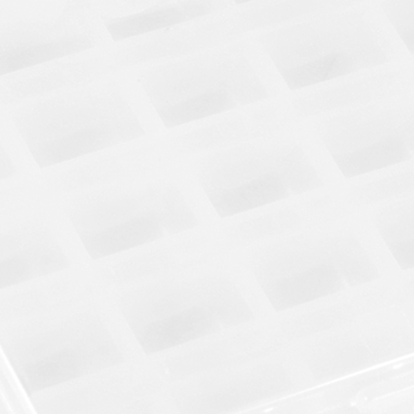 1 st Plast Tom Spolhållare Symaskin Spole Organiserare Förvaring Klar Box för 25 Spolar
