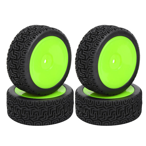 4 st 1/10 RC Flat Car Tyre Tire Ersättning Tillbehör för HSP / HPI High Speed RC Car Vert