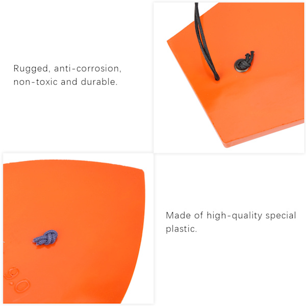 Plastfiske Trolling Dykbräda Orange Färg Bärbar Verktygstillbehör för Fiskebåt 270mm/10.6in