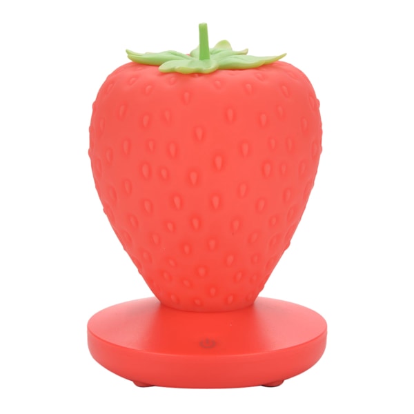 Jordgubbsnattlampa, Perfekt För Barn Och Vuxna, Portabel Kawaii-dekor, USB-uppladdningsbar, 3 Lägen Touch-belysning, Mjuk Känsla, Kvalitetssäkring