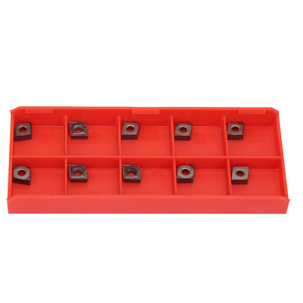 10 st Tungstenkarbidinsatser CNC-svarvblad Sidofräs