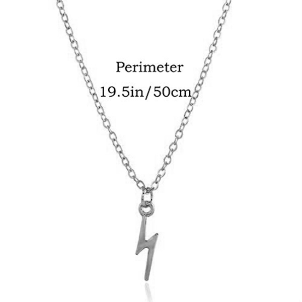 Enkel mode mini blixt hängsmycke halsband