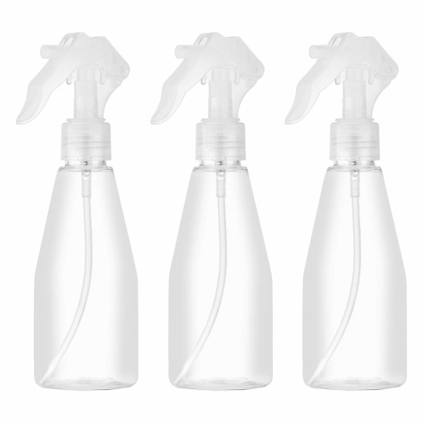 3 st 200ML Plast Liten Sprayflaska Transparent | Mini