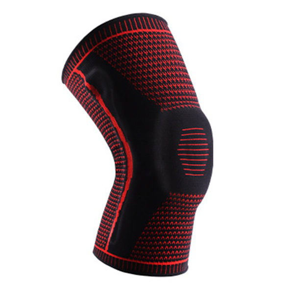2-pack Sport Knäskydd Halkfria Professionella Stickade Andningsbara Bekväma Knästöd för Löpning Ledsmärtlindring