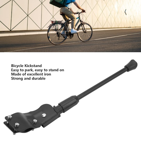 Cykelstöd Cykel Enkelsidigt Stöd Bakre Fäste Stöd Stativ Järn Halkskydd 26in