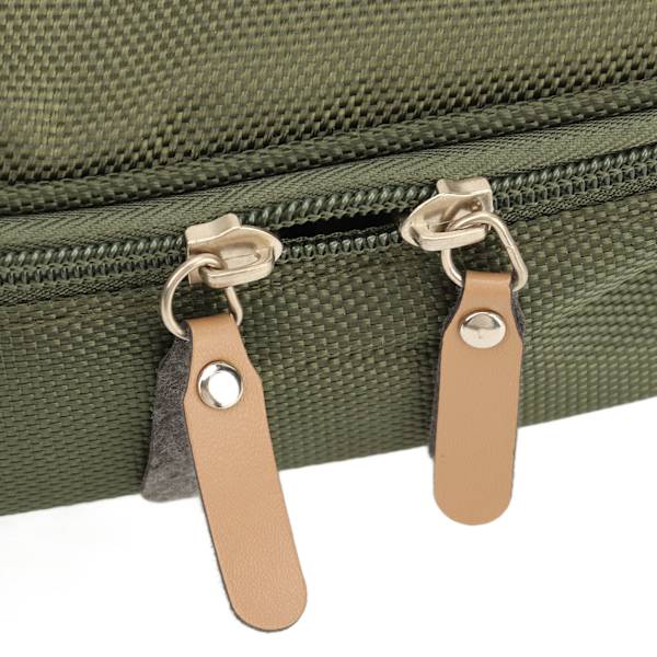 Camping Kokkärlsväska Polyesterfiber Multifunktionell Bärbar Camping Köksredskap Organizer Förvaringsväska för Utomhusgrill Resa Grön