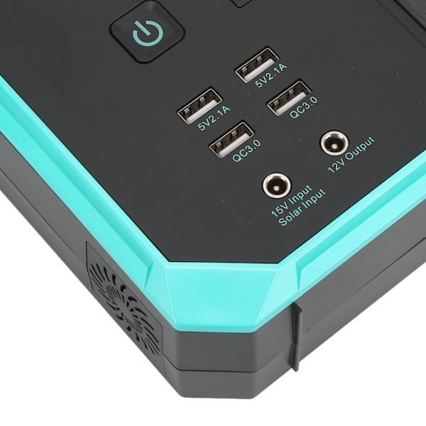 Portabel Kraftstation Litiumpolymerbatteri 40800mAh Solgenerator Sinusvåg 100W EU-kontakt 100‑240V