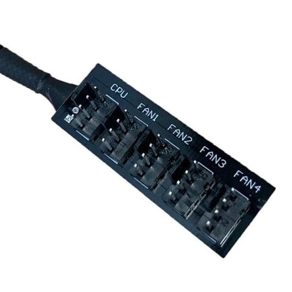 4-Pin /5-Pin Pwm Fan Hub, 4-Pin Connector för CPU-fläkt PC-fläkt
