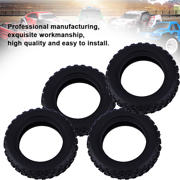 4 st bilhjulsspänningsdäck Fjärrkontroll leksaksbil Tillbehör för Wltoys K979 K989