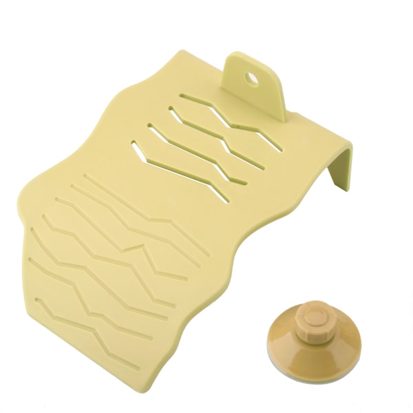 Plastsköldpadda solplattform akvarium fisk tank klättring flytande ö (gul, S)