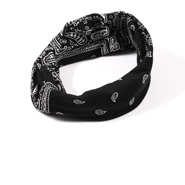 Boho Bandanas, Bekväm Användning med Stretch Paisley-tryck, Halkfri Bohemisk Retrostil Tryckdesign för Kvinnor, Mjuk Bomull Nylon Andningsbar