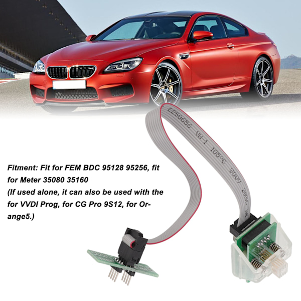Chip Stöldskydd Data Läsadapter 8-stifts Socket Clip Adapter för FEM BDC 95128 95256