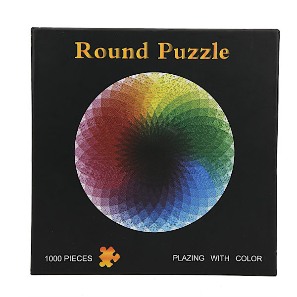 1000 st Gradient Färg Jigsaw Pussel Montering Bild Leksak Barn Vuxna Pedagogisk Leksak