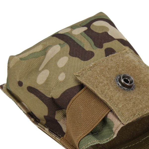 Multifunktionell Molle Radiohållare Holster Walkie Talkie Väska Påse för Tvåvägsradio (Armégrön)