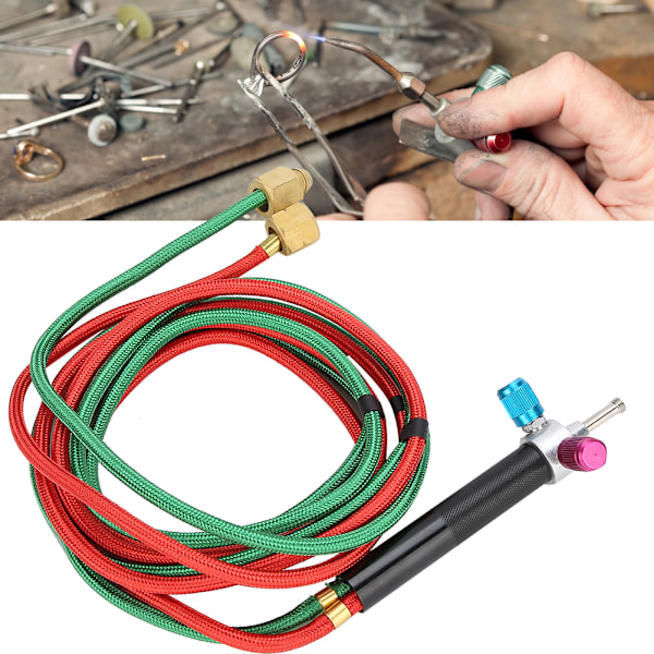 Mikro Hantverksbrännare, Smyckes Mikrobrännare med Flexibla Slangar för Förbättrad Precision, Idealisk för Hantverk & Elektronikreparation