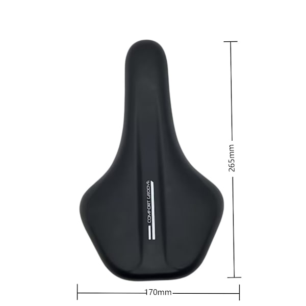 AARON cykelsadel - ergonomisk cykelsadel för män och kvinnor - gelsadel är bekväm och vattentät - cykelsadel för trekkingcykel,