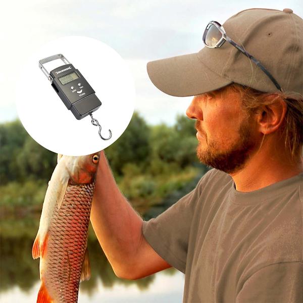 Elektronisk fickvåg 50 kg, svart