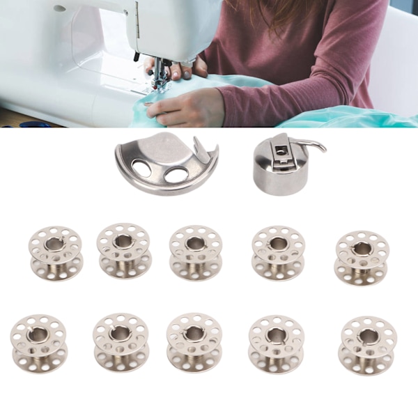 Spolhus Kit Enkel Installationsdesign Rostfritt Stål Vintage Hushållssymaskiner Tillbehör
