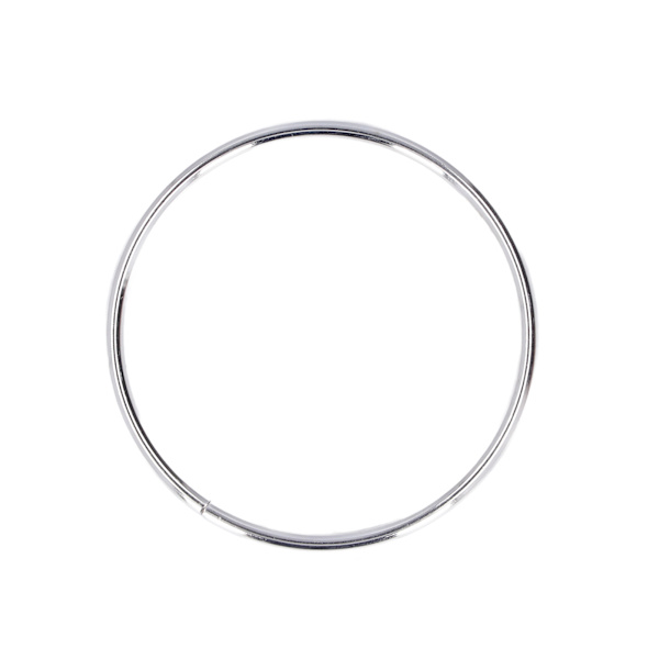 50 st metallringar slitstarka utsökta multifunktionella slitstarka blekningsfria metall O-ringar för väska kläder pärlor 60x3mm
