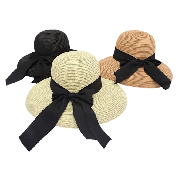 Solhalmhatt med bred brätte sommarhatt hopfällbar