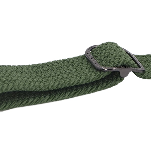 Nylonvävd Klockarmband Justerbart Tvättbart Andningsbart Lättviktigt Nylonflätat Klockarmbandsbyte för Suunto Ambit OD Grön