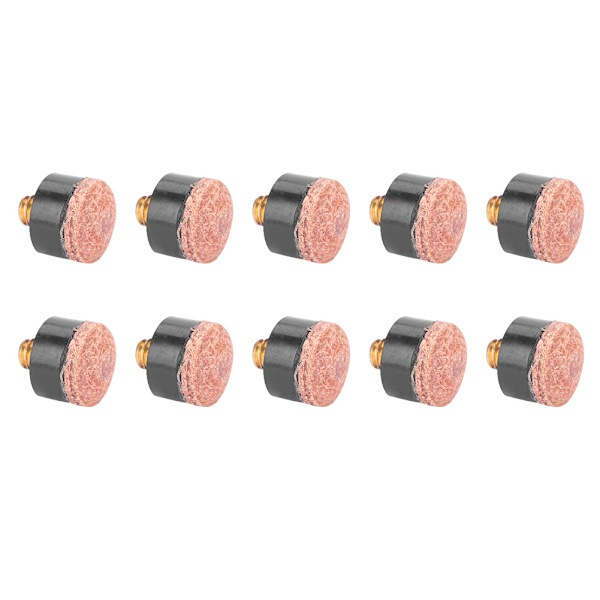 10 st Biljard Snooker Pool Köspets Byte Tillbehör (11mm)