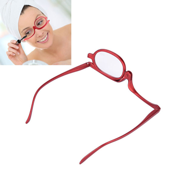 Förstoringsglasögon för ögonmakeup, enkelsidiga roterande glasögon, kvinnor, sminkverktyg #1