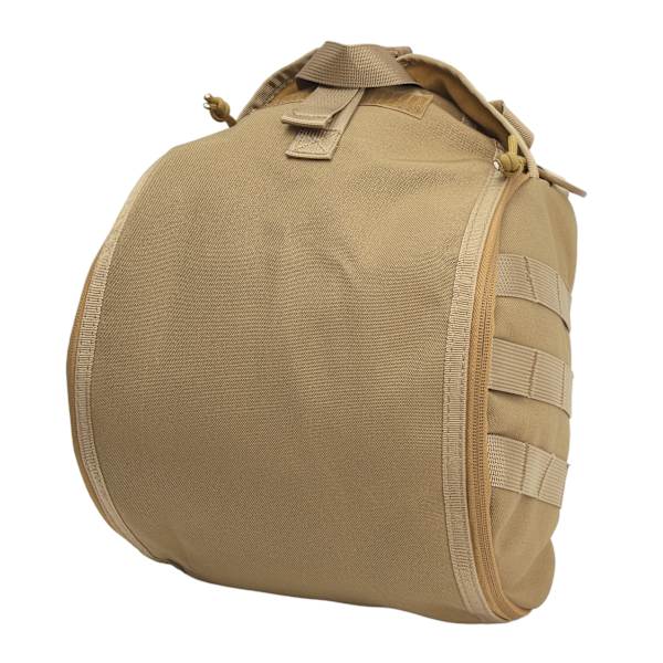 Utomhusträningshjälmväska Bärbar Clamshell Hjälmväska Stor Kapacitet Hjälmförvaringsväska Khaki