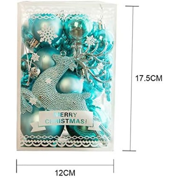 Dekorativa Ornament, Inomhus- & Utomhusbruk, Stor Kommersiell Kvalitet Okrossbar Plast, 30 Delar Miljövänliga Jul-tema Designer,