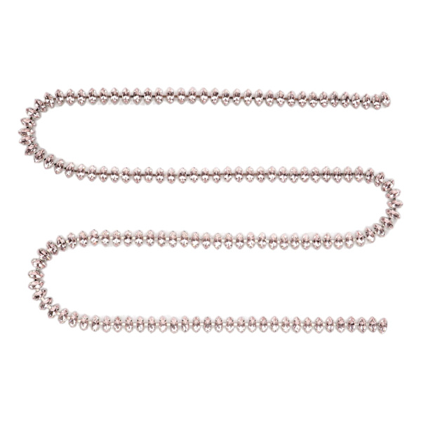 Rhinestone Klokedja 1 Yard Lång Glittrande Elegant Mångsidig Rhinestone Rem för Smycken Kläder DIY Rosa