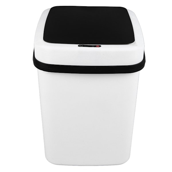 Smart Soptunna Stor Kapacitet LED-Lampa Automatisk Rörelsesensor Papperskorg med Knapp för Hemmabruk L