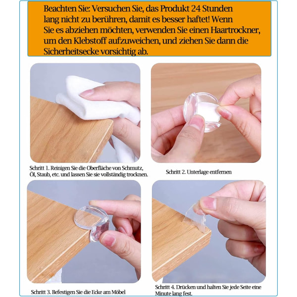 Kantskydd och hörnskydd för bebisar och barn, hörnskydd, 30-pack, silikonskydd, kantskydd,