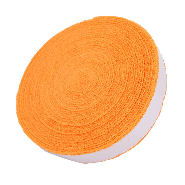 badminton tennisracket racket stor rulle handduk grepp rull övergrepp svettband tejp omslag orange