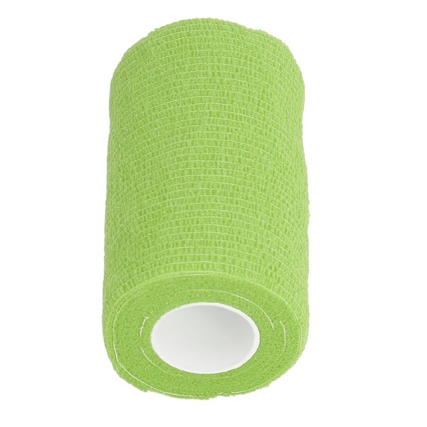 12 st Bandage Wrap Natur Latex Elastisk Självhäftande Wrap för Kor Hundar Hästar 10cm Grön