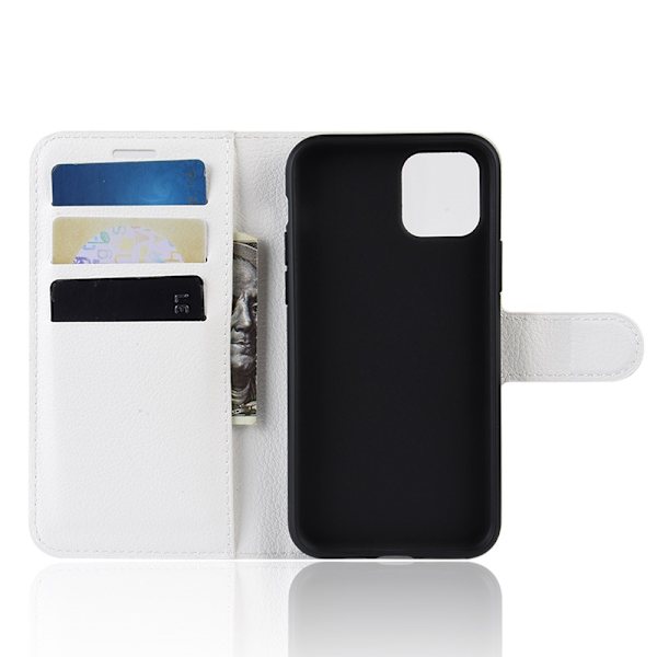 Mobilfodral Läder iPhone 11 Vit