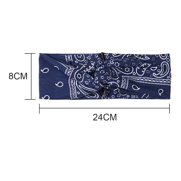 Boho Bandanas, Bekväm Användning med Stretch Paisley-tryck, Halkfri Bohemisk Retrostil Tryckdesign för Kvinnor, Mjuk Bomull Nylon Andningsbar