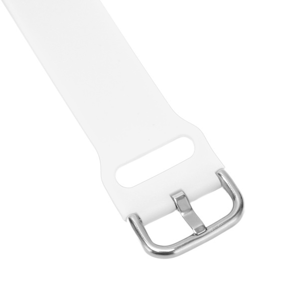 Klockarmband med fodral 20 mm Vattentät Mjuk Silikon Justerbar Storlek Lättvikt för OPPO Free Vit + Vitt Skal