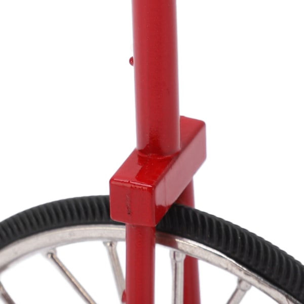 Enhjuling Modell Simulerad Levande Design Vacker Utsökt Texturerad Legering Mini Enhjuling Leksak Prydnad