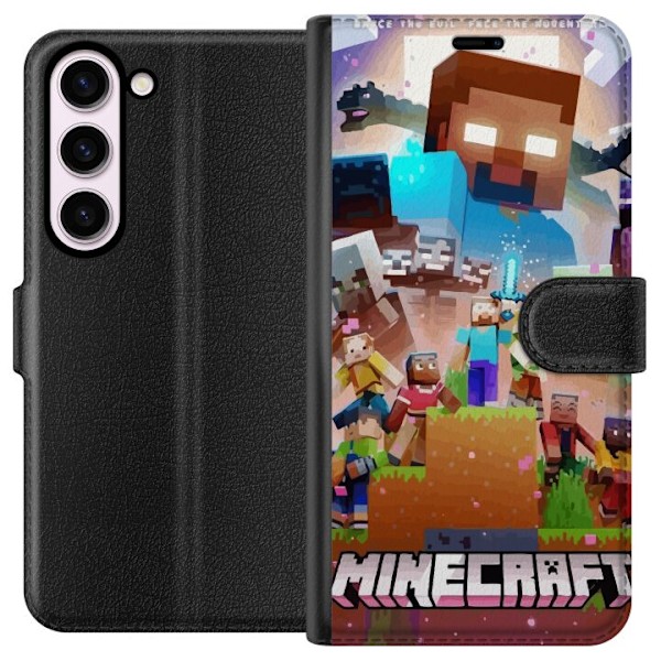 Samsung Galaxy S23 Plånboksfodral Minecraft